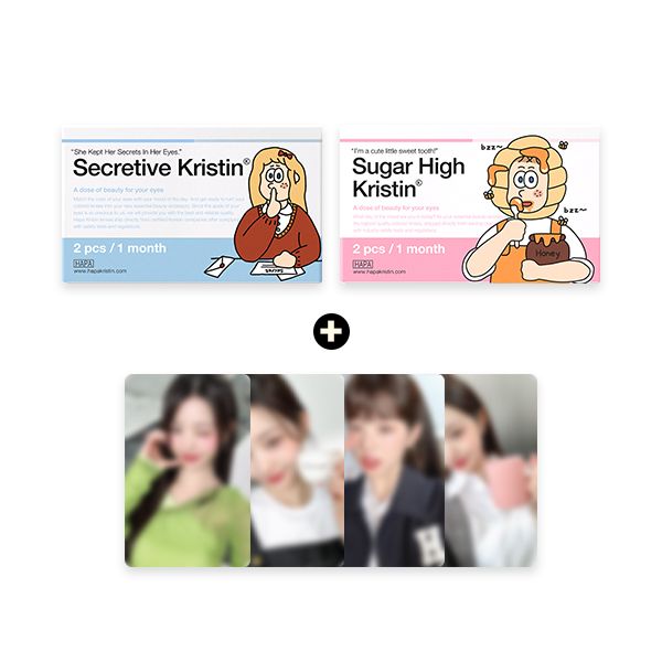 [Hapa Kristin 8th] Secretive Kristin olive + Sugar High Kristin beige Set 4.00 - OUR K - POP