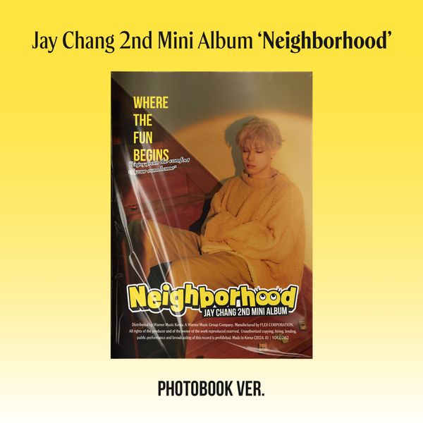 Jay Chang - 2nd Mini Album [Neighborhood] (Photobook Ver.) - OUR K - POP