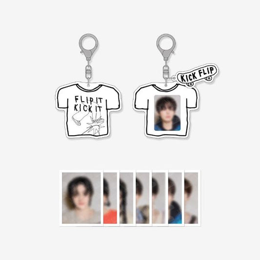 KickFlip - [Flip it, Kick it! POP - UP STORE MD] ID PHOTO HOLDER KEYRING - OUR K - POP