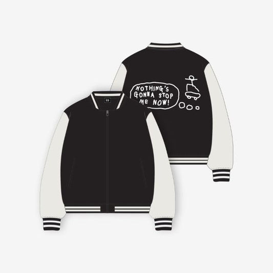 KickFlip - [Flip it, Kick it! POP - UP STORE MD] KNITTED VARSITY JACKET - OUR K - POP