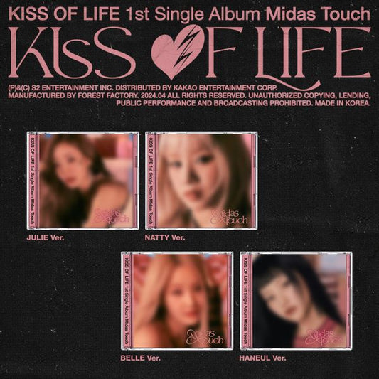 KISS OF LIFE - 1st Single Album [Midas Touch] (Jewel Ver.) (Random Ver.) - OUR K - POP