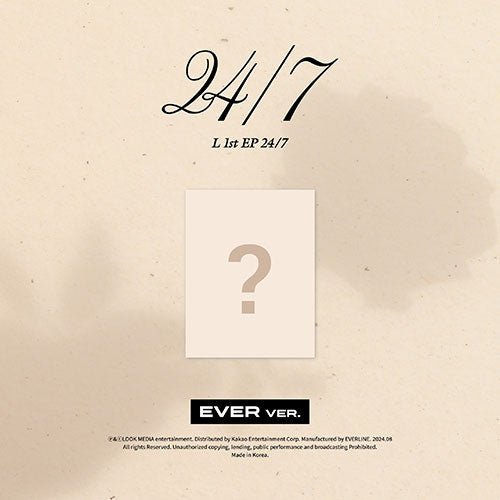 L - 24/7 1ST EP ALBUM EVER VER - OUR K - POP