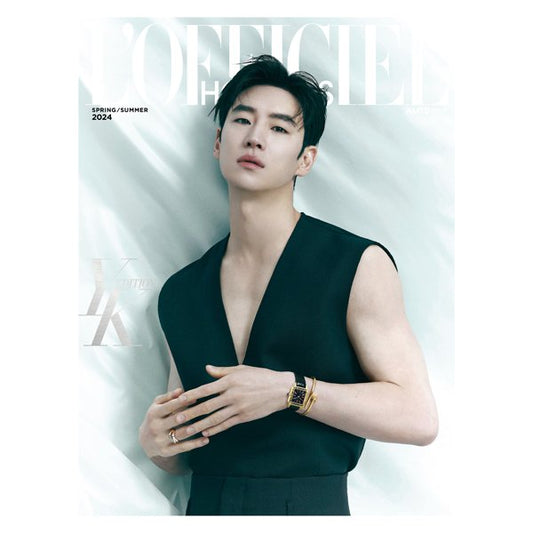 L'OFFICIEL HOMMES 2024 SPRING / SUMMER A Type (Cover : Lee Je - hoon) - OUR K - POP