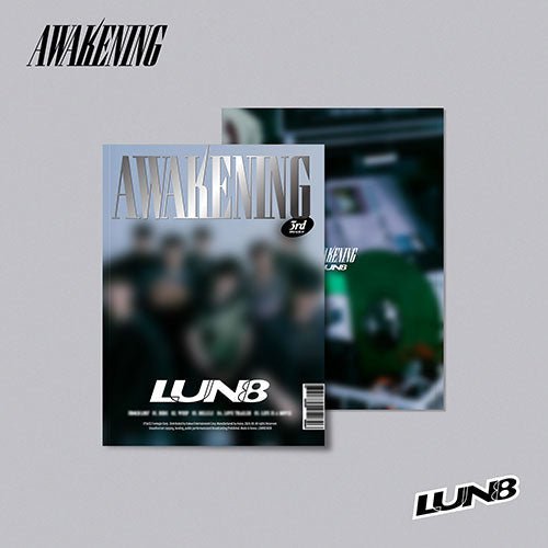 LUN8 - AWAKENING 3RD MINI ALBUM PHOTOBOOK HIP VER - OUR K - POP