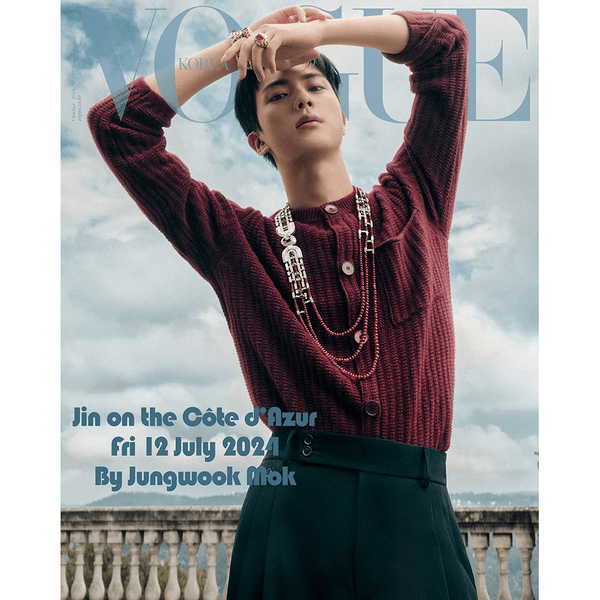 [Magazine] [24 - 09 - 30] VOGUE Special Book 2024.10 A Type (Cover : BTS : Jin / Content : BTS : Jin 68p) - OUR K - POP