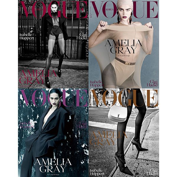 [Magazine] [24 - 11 - 25] VOGUE 2024.12 A Type (Cover : Amelia Gray Hamlin) *Cover Random 1p out of 4p *Bonus Book : VOGUE Living - OUR K - POP