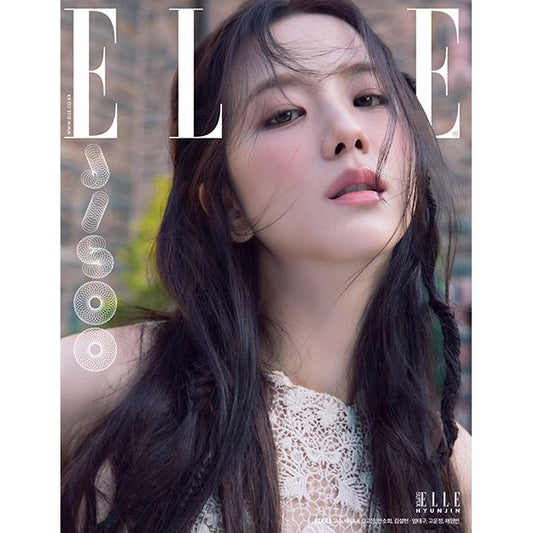 [Magazine] [24 - 12 - 03] ELLE 2024.12 B Type (Cover : JISOO (B Type) & Super ELLE Book in Book Cover : Stray Kids : HYUNJIN (B Type) / Contents : JISOO 16p, Bae Doona, Go Soo) - OUR K - POP