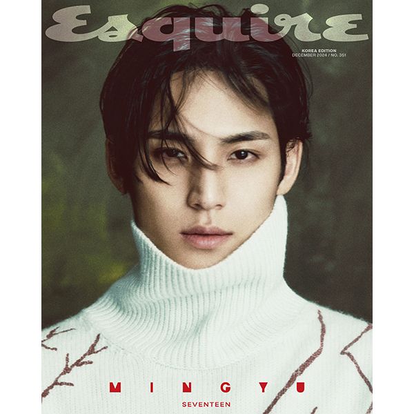 [Magazine] [24 - 12 - 03] ESQUIRE 2024.12 A Type (Cover : SEVENTEEN : MINGYU / Content : SEVENTEEN : MINGYU 16p, ByeonWooseok 12p, Song Geonhee 10p) - OUR K - POP