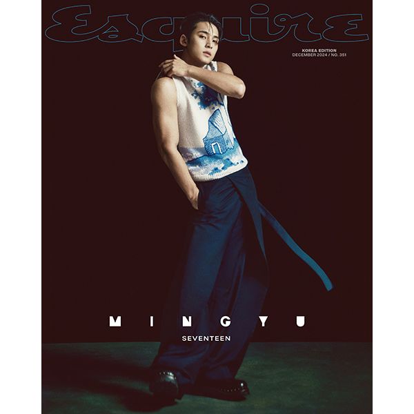 [Magazine] [24 - 12 - 03] ESQUIRE 2024.12 B Type (Cover : SEVENTEEN : MINGYU / Content : SEVENTEEN : MINGYU 16p, ByeonWooseok 12p, Song Geonhee 10p) - OUR K - POP