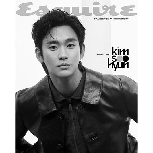 [Magazine] [25 - 01 - 24] ESQUIRE 2025.02 A Type (Cover : KIM SOO HYUN / Content : KIM SOO HYUN 16p) - OUR K - POP