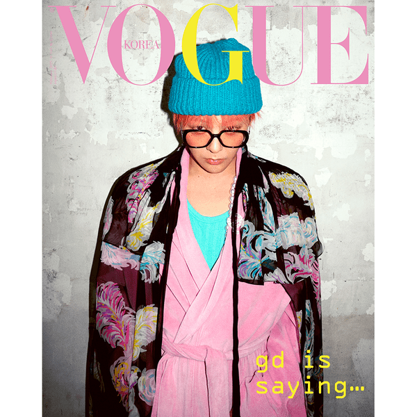 [Magazine] [25 - 01 - 24] VOGUE 2025.02 D Type (Cover : G - DRAGON / Content : G - DRAGON 30p) - OUR K - POP