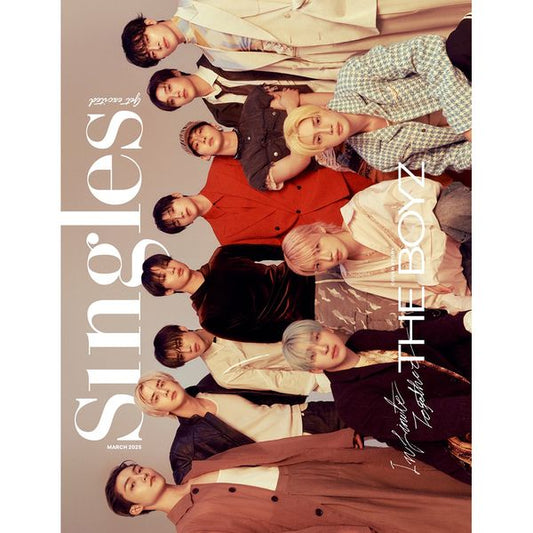 [Magazine] [25 - 02 - 21] Singles 2025.03 B Type (Cover : THE BOYZ) - OUR K - POP