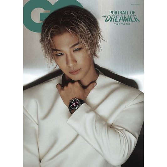 [Magazine] [25 - 02 - 26] GQ KOREA 2025.03 D Type (Cover : TAEYANG / Contents : TAEYANG 16p, Stray Kids 12p, aespa : KARINA 10p, OH MY GIRL : ARIN 6p) - OUR K - POP