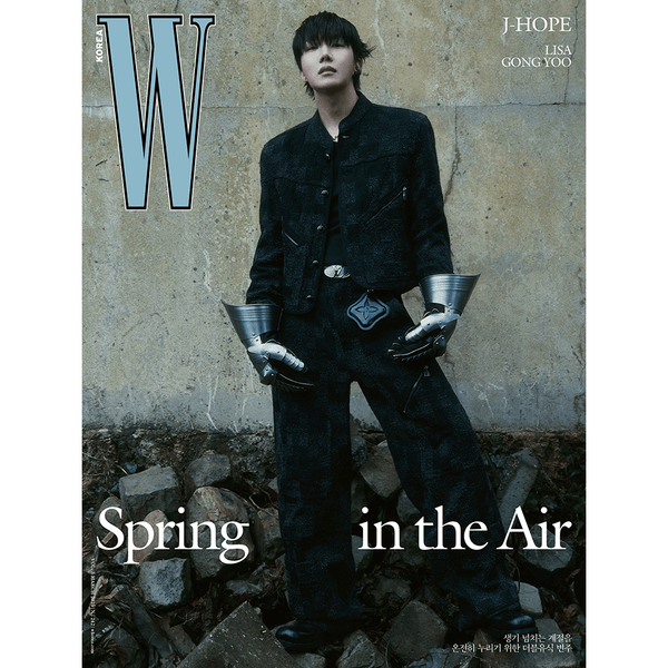 [Magazine] [25 - 02 - 26] W 2025 Vol.3 A Type (Cover : BTS : j - hope / Content : LISA 16p, BTS : j - hope 16p, Gong Yoo 16p) - OUR K - POP