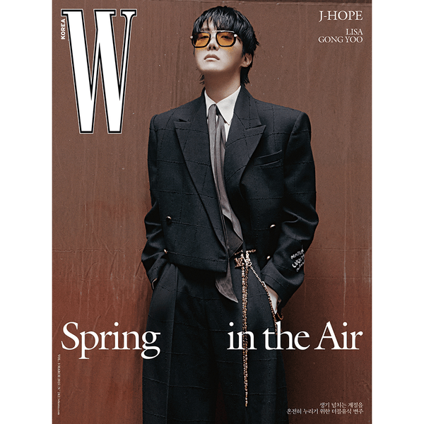 [Magazine] [25 - 02 - 26] W 2025 Vol.3 B Type (Cover : BTS : j - hope / Content : LISA 16p, BTS : j - hope 16p, Gong Yoo 16p) - OUR K - POP