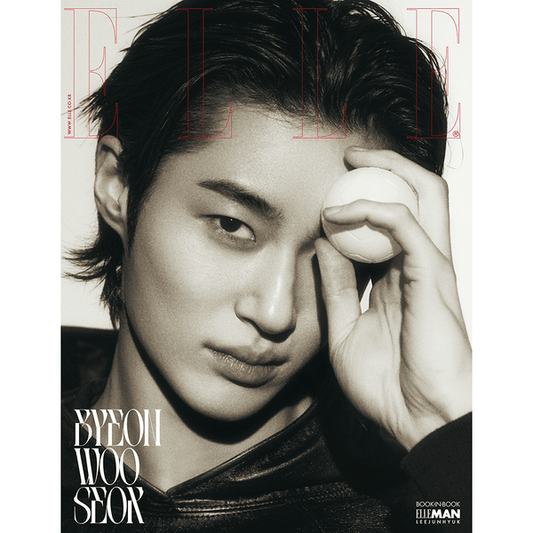 [Magazine] [25 - 03 - 06] ELLE 2025.03 F Type (Cover : Byeon Wooseok / Content : Byeon Wooseok 22p, Kim Tae Ri 16p, Lee jun - hyuk 18p, MINHYUK 8p, KiiiKiii 12p) - OUR K - POP