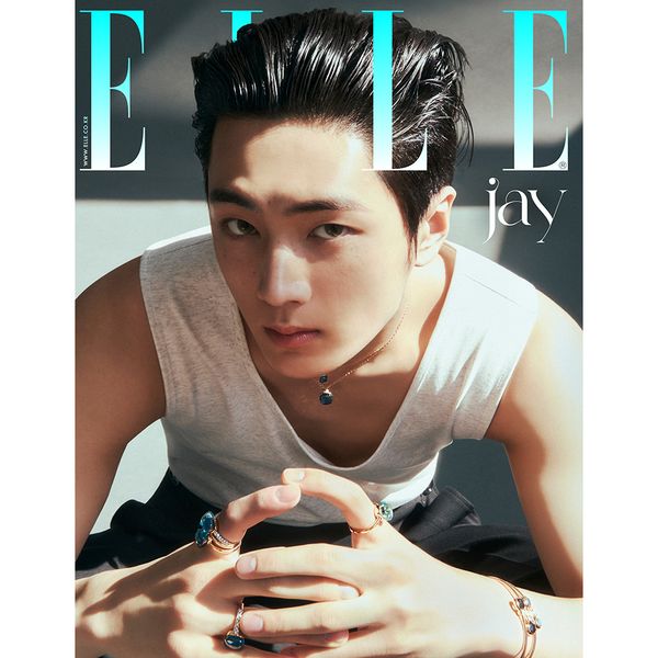 [Magazine] [25 - 04 - 02] ELLE 2025.04 E Type (Cover : ENHYPEN : JAY / Content : ENHYPEN 26p, NMIXX : SULLYOON 8p, Red Velvet : SEULGI 8p, ATEEZ : SAN 14p) - OUR K - POP