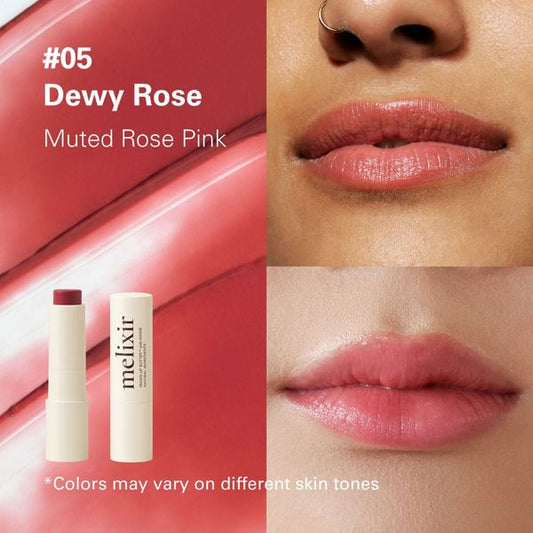 [Melixir] Vegan Lip Butter 05 Dewy Rose - OUR K - POP