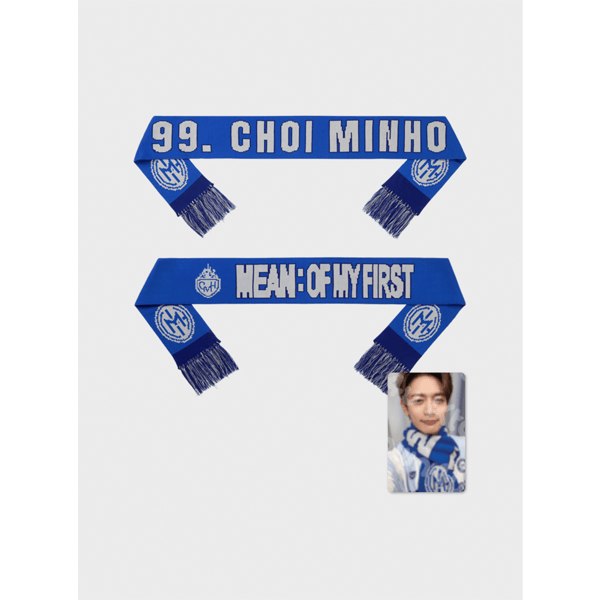 MINHO - [MEAN : of my first MD] MUFFLER + PHOTO CARD SET - OUR K - POP