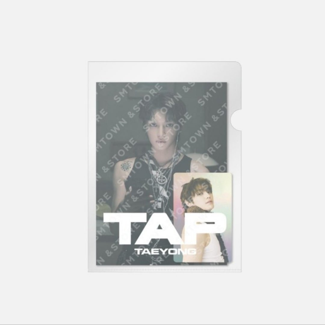 NCT TAEYONG - TAP 2ND MINI ALBUM OFFICIAL MD POSTCARD + HOLOGRAM PHOTO CARD SET - OUR K - POP