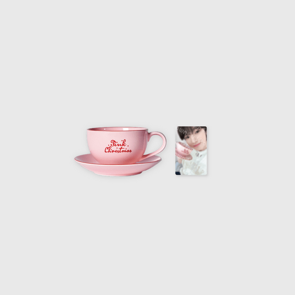 NCT WISH - [2024 PINK CHRISTMAS] PINK CHRISTMAS CUP & SAUCER SET - OUR K - POP