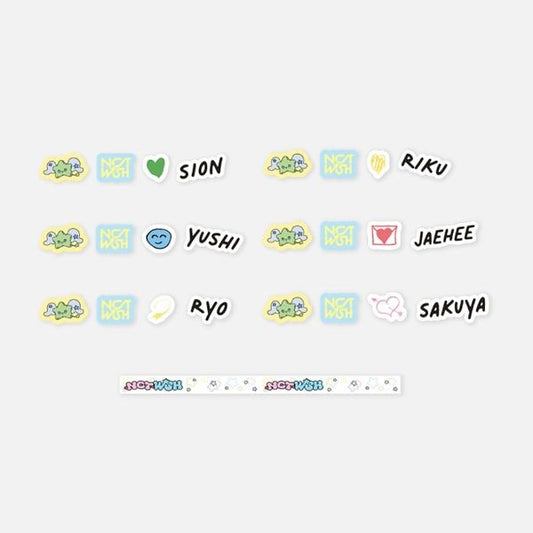 NCT WISH - ROLL MASKING TAPE SET_WISH - OUR K - POP