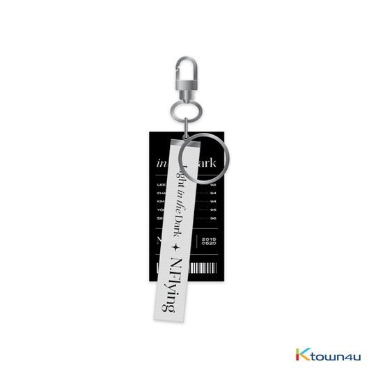 [N.Flying] N.Flying - 1st Photo Book : Light in the Dark - Label Keyring - OUR K - POP