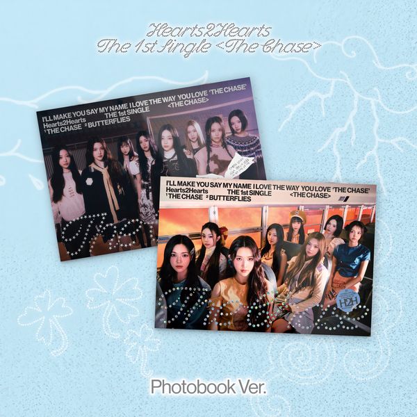 [Off - Line Sign Event] Hearts2Hearts - 1st Single Album [The Chase] (PhotoBook Ver.) (Random Ver.) - OUR K - POP