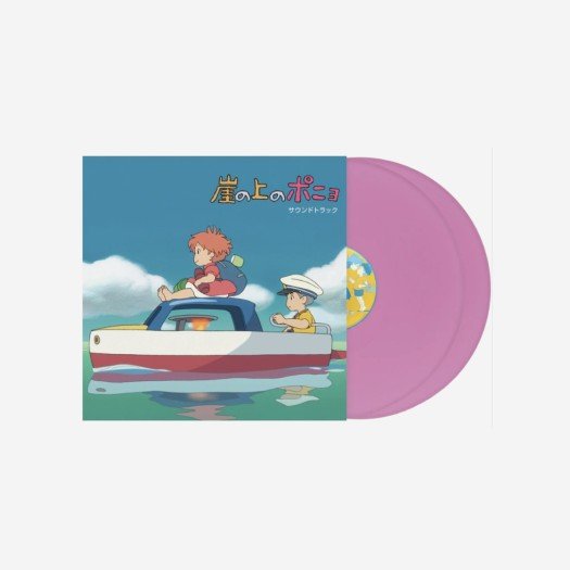 Ponyo On a Cliff By the Sea OST Clear PInk (2LP) - OUR K - POP