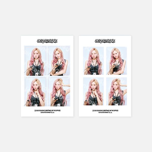 [Pre - order] aespa - [2025 SM ARTIST SEASON'S GREETINGS MD] 4 CUT PHOTO SET - OUR K - POP