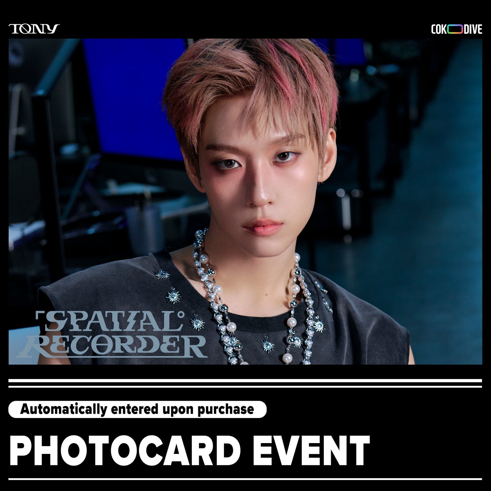 [PRE - ORDER PHOTOCARD EVENT] TONY - SPATIAL RECORDER 1ST EP ALBUM PHOTOBOOK VER - OUR K - POP