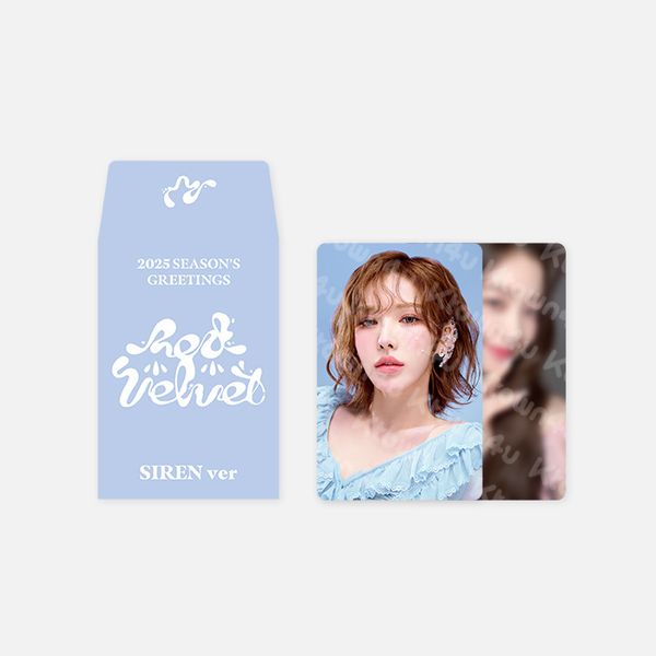 [Pre - order] Red Velvet - [2025 SM ARTIST SEASON'S GREETINGS MD] RANDOM TRADING CARD (A Ver.) - OUR K - POP