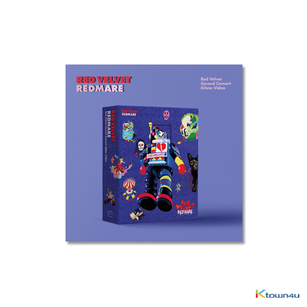 Red Velvet - Second Concert [REDMARE] Kihno Video *Due to the built - in battery of the Khino album, only 1 item could be ordered and shipped at a time. - OUR K - POP