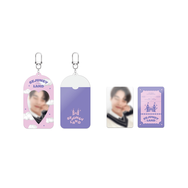 SEJUN - [PHOTO CARD HOLDER KEY RING] 1st FANMEETING [SEJUNEY LAND] OFFICIAL MD - OUR K - POP