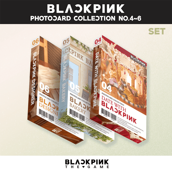 [SET] [BLACKPINK THE GAME] PHOTOCARD COLLECTION No.4~6 (SET) - OUR K - POP