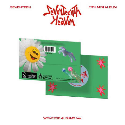 SEVENTEEN - 11th Mini Album [SEVENTEENTH HEAVEN] (Weverse Albums ver.) - OUR K - POP