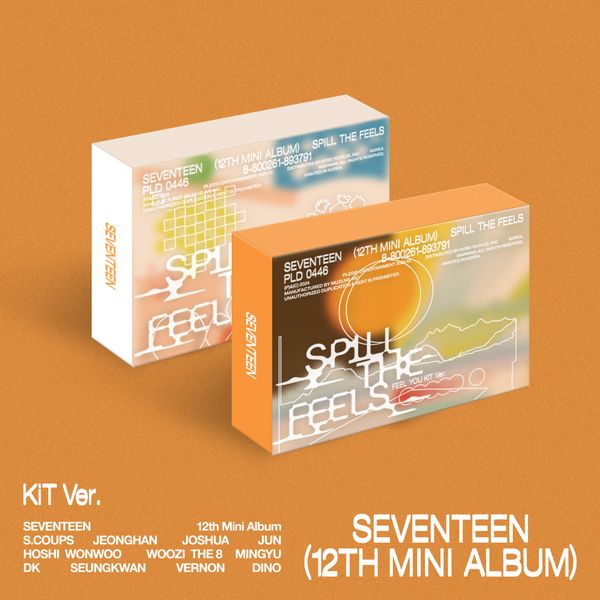 SEVENTEEN - 12th Mini Album [SPILL THE FEELS] (KiT Ver.) (Random Ver.) - OUR K - POP