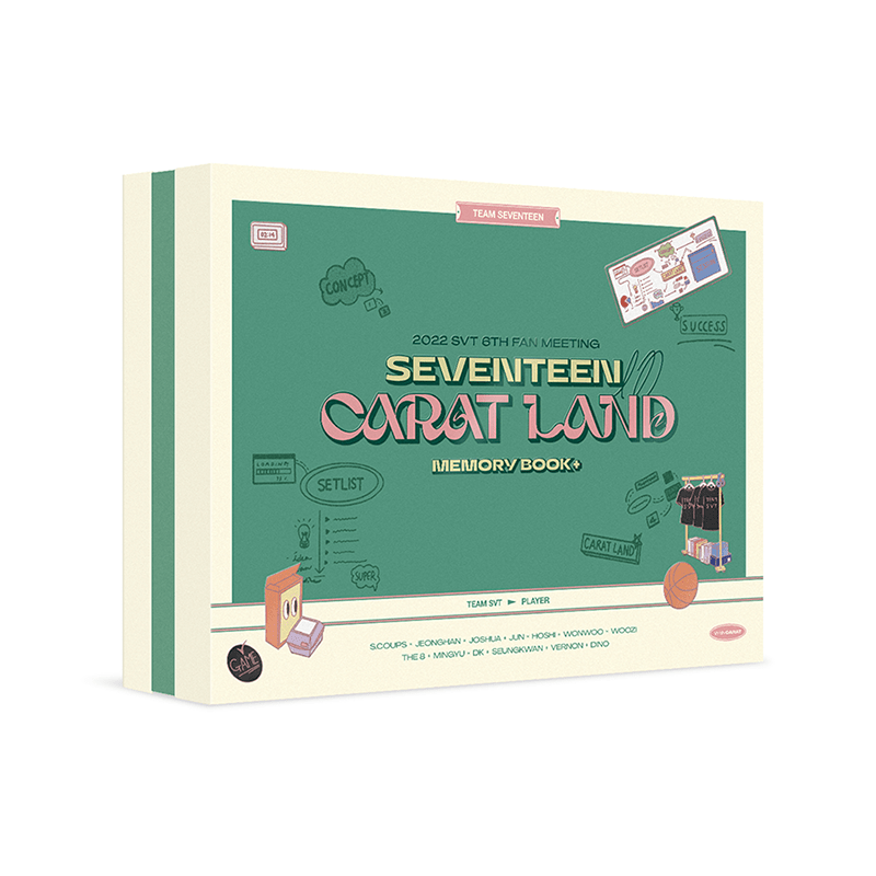 SEVENTEEN - 2022 SVT 6TH FAN MEETING [SEVENTEEN in CARAT LAND] MEMORY BOOK+ DIGITAL CODE - OUR K - POP