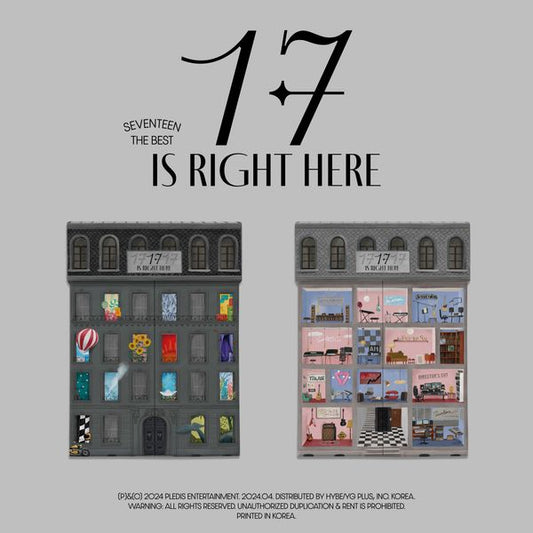 SEVENTEEN - BEST ALBUM [17 IS RIGHT HERE] (Random Ver.) - OUR K - POP