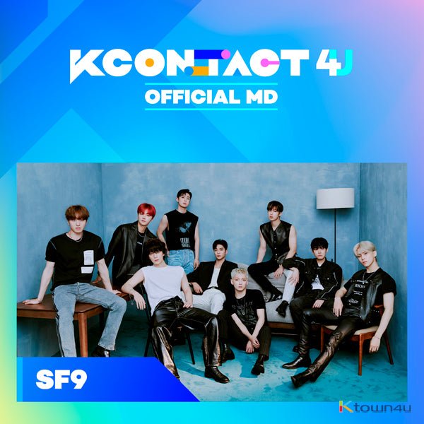 SF9 - FABRIC POSTER [KCON:TACT 4 U OFFICIAL MD] - OUR K - POP