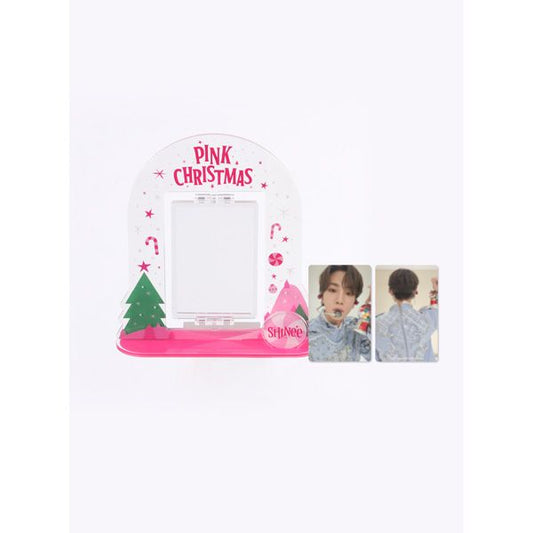 SHINee - PINK CHRISTMAS ACRYLIC TURNING STAND SET - OUR K - POP