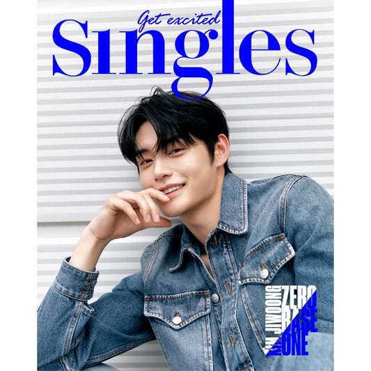 Singles 2023.08 Type C (Cover : KIM JI WOONG / Content : ZEROBASEONE 32p) - OUR K - POP