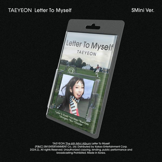 TAEYEON - 6th Mini Album [Letter To Myself] (SMini Ver.) (Smart Album) - OUR K - POP