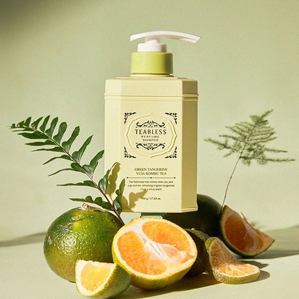 [Teabless] Green Tangerine Yuja Kombu Tea Perfume Shampoo 500g - OUR K - POP