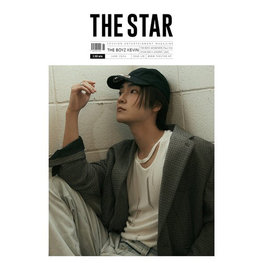 THE STAR 2024.06 B Type (Cover : THE BOYZ : KEVIN/ Content : THE BOYZ : NEW & KEVIN & JACOB 22p, Paul Kim 8p, UNIS 16p, Hyunbin 4p) - OUR K - POP