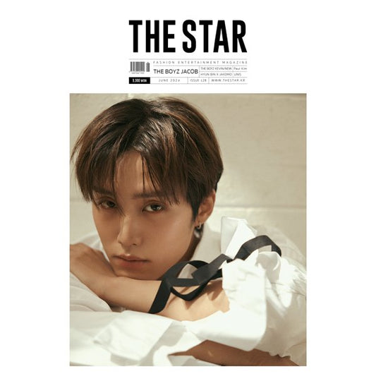 THE STAR 2024.06 C Type (Cover : THE BOYZ : JACOB / Content : THE BOYZ : NEW & KEVIN & JACOB 22p, Paul Kim 8p, UNIS 16p, Hyunbin 4p) - OUR K - POP