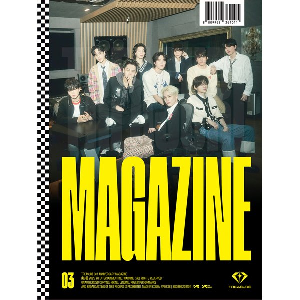 TREASURE - 3rd ANNIVERSARY MAGAZINE - OUR K - POP