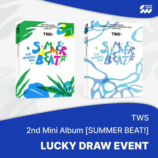 TWS - SUMMER BEAT! 2ND MINI ALBUM SOUNDWAVE LUCKY DRAW EVENT PHOTOBOOK SET - OUR K - POP