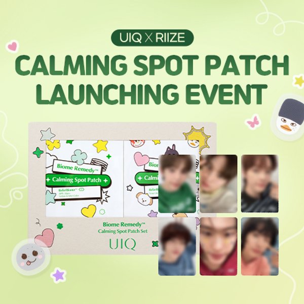 [UIQ] [RIIZE] Biome Remedy Calming Spot Patch SET - OUR K - POP