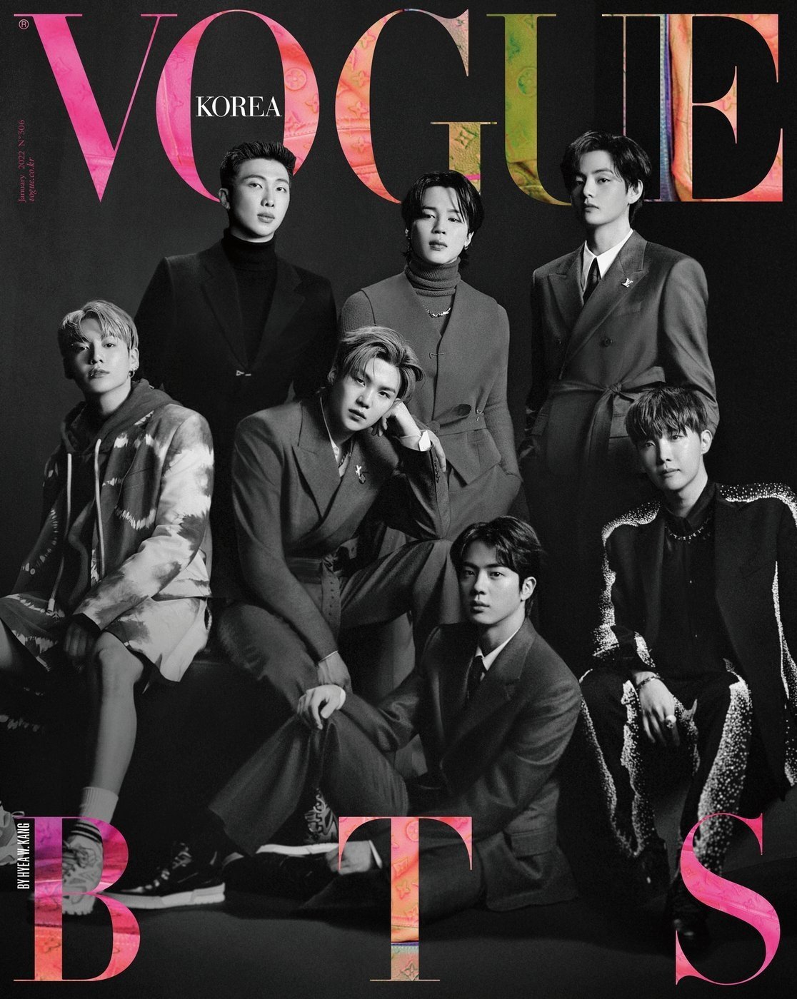 VOGUE KOREA MAGAZINE JAN 2022 BTS (C ver.) - OUR K - POP